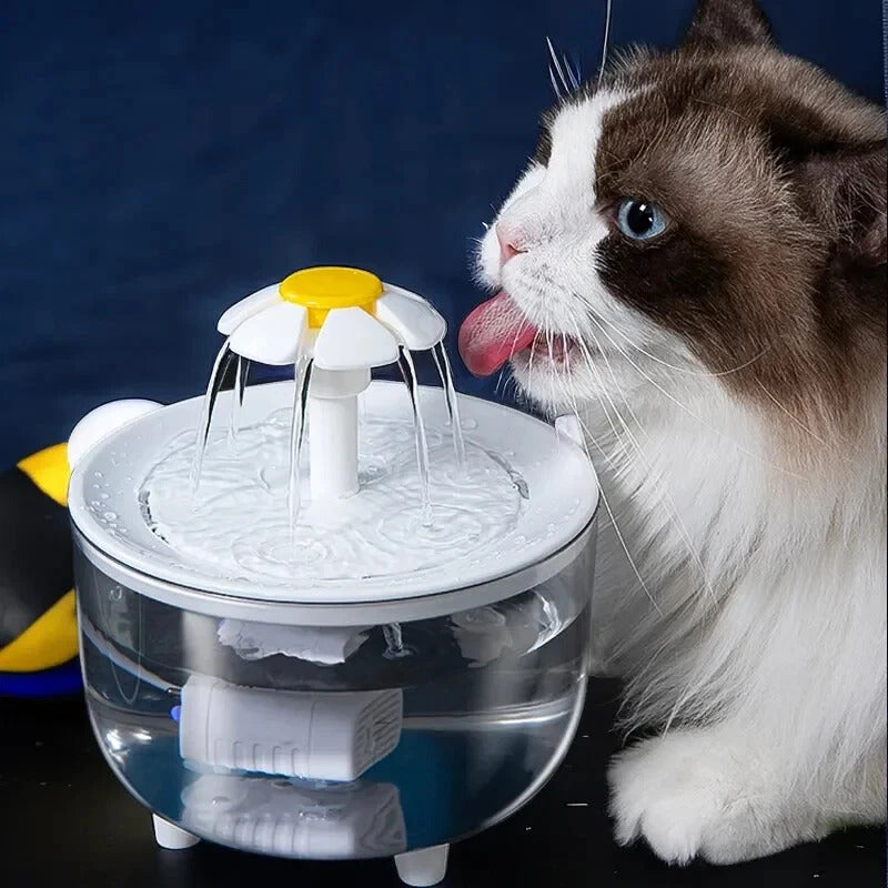 Adjustable Flow Pet Water Fountain – Quiet, BPA-Free, 1.5L Capacity for Dogs & Cats