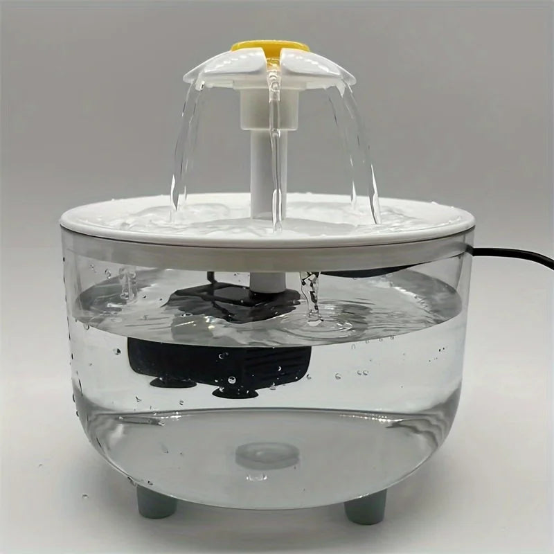 Adjustable Flow Pet Water Fountain – Quiet, BPA-Free, 1.5L Capacity for Dogs & Cats