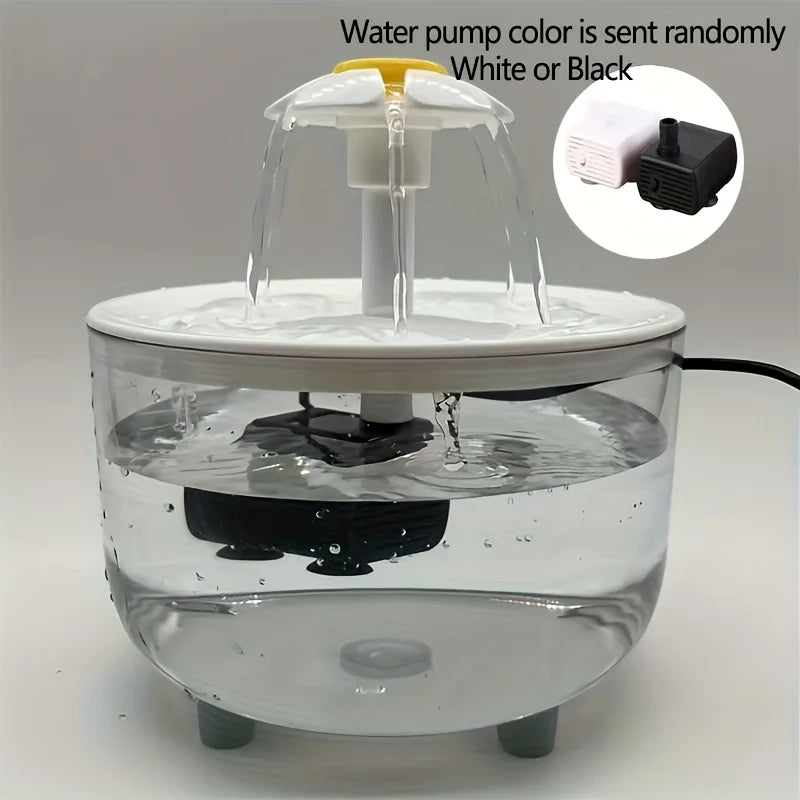 Adjustable Flow Pet Water Fountain – Quiet, BPA-Free, 1.5L Capacity for Dogs & Cats