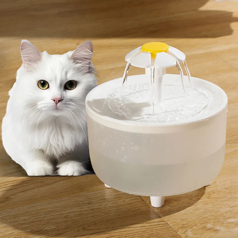 Adjustable Flow Pet Water Fountain – Quiet, BPA-Free, 1.5L Capacity for Dogs & Cats