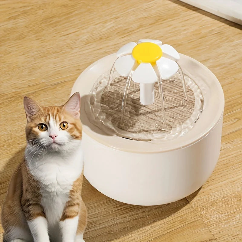 Adjustable Flow Pet Water Fountain – Quiet, BPA-Free, 1.5L Capacity for Dogs & Cats