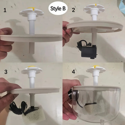 Adjustable Flow Pet Water Fountain – Quiet, BPA-Free, 1.5L Capacity for Dogs & Cats