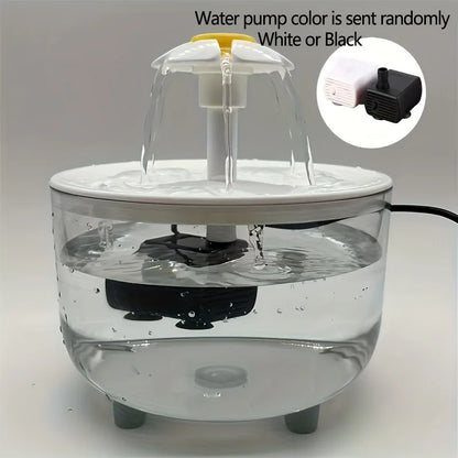 Adjustable Flow Pet Water Fountain – Quiet, BPA-Free, 1.5L Capacity for Dogs & Cats
